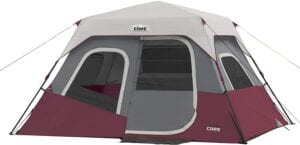CORE 6-person Instant Cabin Tent - best 6-person tents reviewed 10TS tents